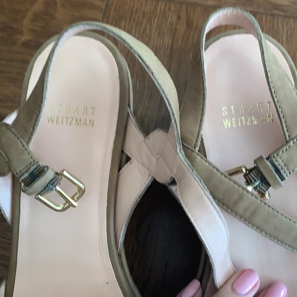 Stuart Weitzman Nude Wedges - Picture 2 of 4